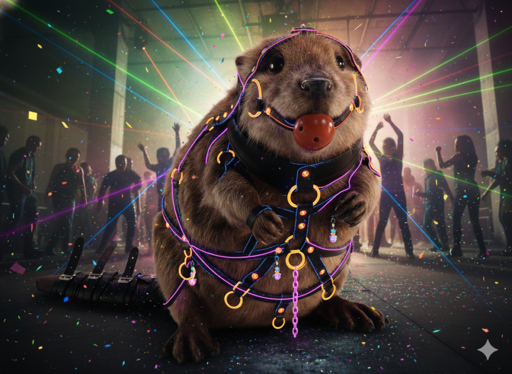 Bondage beaver
Bondagebäver